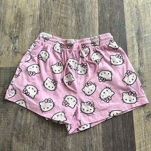 Hello Kitty Hybrid Pink Pajama PJ Shorts Women’s Size Small Loungewear